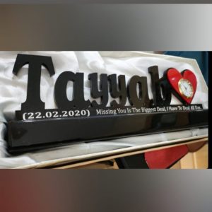 PERSONALIZED GIFT NAME CLOCK