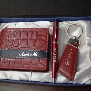 WALLET KEYRING AND PEN SET