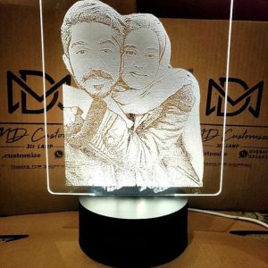 LED LAMP PICTURE WEDDING AND ANNIVERSARY GIFT