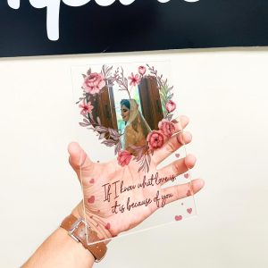 CUSTOMIZE ACRYLIC BIRTHDAY AND ANNIVERSARY FRAME