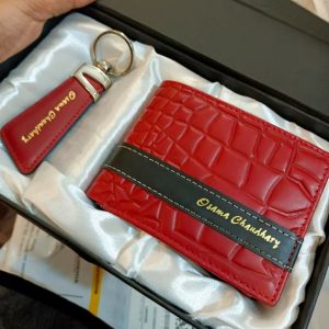 Leather Wallet keyhain  (Best Birthday and Anniversary Gift)