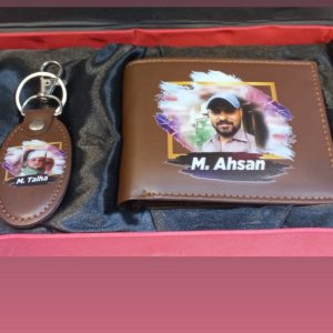 Customize wallet keychai with colourful Picture